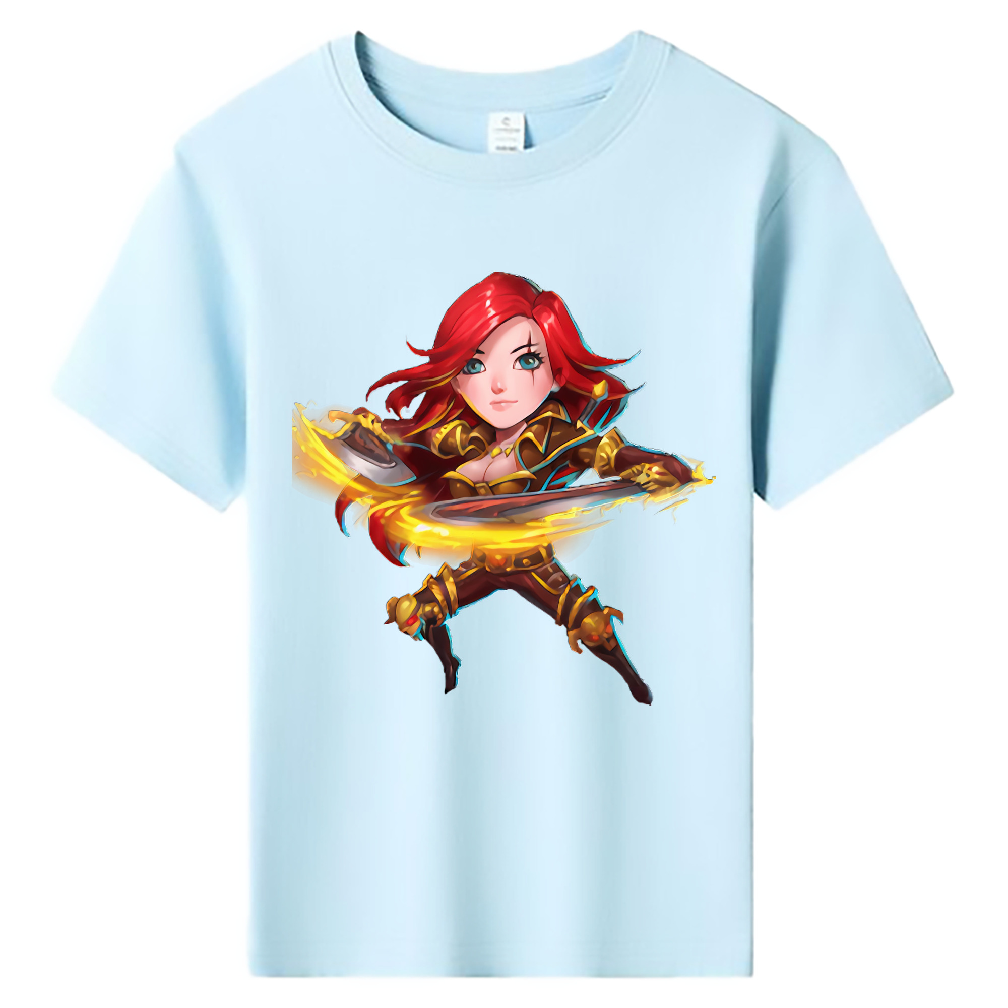 （画像用） リーグ・オブ・レジェンド League of Legends LOL 綿100％キッズTシャツ（フロントプリント）